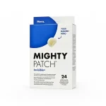 Boîte blanche et bleue Hero Mighty Patch Invisible+ 24 patchs