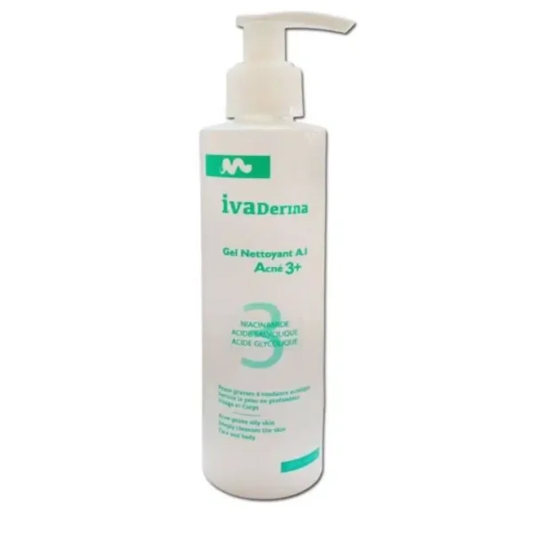 Ivaderma Gel Nettoyant A.i Acne 3+ 200ml