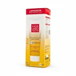 Étui jaune et rouge Hada Labo Tokyo lotion solaire SPF 50