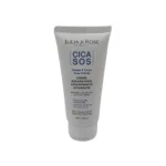 Tube gris Julia & Rose Cica SOS crème réparatrice 50 ml, texte bleu