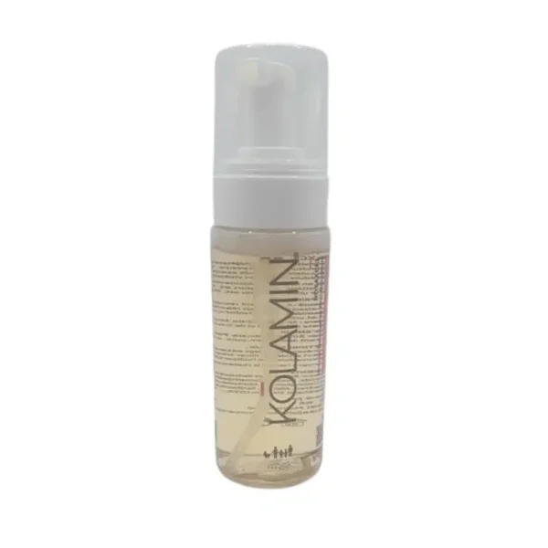 Flacon pompe transparent Kolamin Rosaxcel mousse nettoyante anti-rougeurs 150 ml