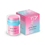 Pot rose et bleu Ladoze Gel-Crème Hydratant avec pompe doseuse, boîte assortie
