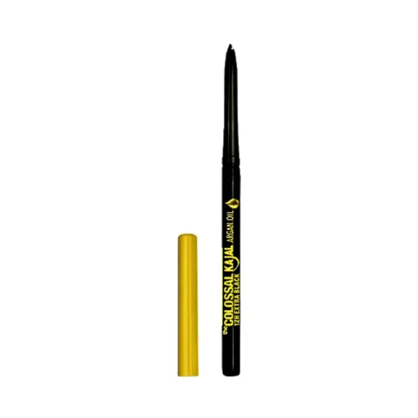 Crayon khôl Maybelline Colossal Kajal Argan Oil noir avec capuchon jaune