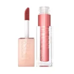 Gloss Maybelline Lifter Gloss 003 Moon, tube nude et applicateur mousse teinté