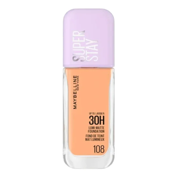 Maybelline Super Stay 30H Lumi-Matte Fond De Teint 108 30ml