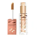 Flacon Maybelline Sunkisser highlighter liquide doré champagne avec son applicateur mousse