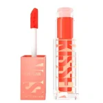 Flacon Maybelline Sunkisser Matte Blush orange vif avec bouchon pêche et applicateur