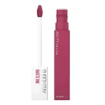 Rouge à lèvres liquide Maybelline Super Stay Matte Ink 155 Savant, tube et applicateur