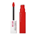 Rouge à lèvres liquide Maybelline Super Stay Matte Ink 320 Individualist, tube et applicateur