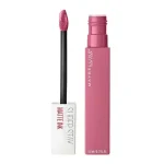 Tube rose Maybelline Super Stay Matte Ink avec applicateur flèche rose