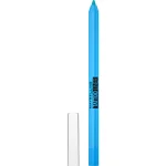 Crayon gel Maybelline Tattoo Liner bleu ciel Arctic Skies et capuchon transparent