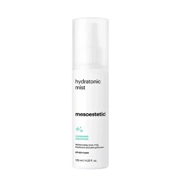 Flacon vaporisateur blanc hydratonic mist mesoestetic 125 ml, brume visage