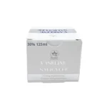 Boîte blanche Vaseline salicylée 30 % 125 ml crème hydratante kératolytique