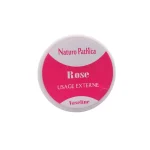 Pot rond blanc et rose Naturo Pathica vaseline rose, mention usage externe
