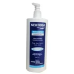 Flacon pompe blanc New Derm Gel surgras nettoyant doux 500 ml