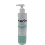 Flacon pompe blanc et vert Niacide Dermo-Nettoyant gel de limpeza 200 ml