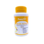 Flacon blanc et jaune PowerVIT Gelée Royal 300 mg 60 gélules