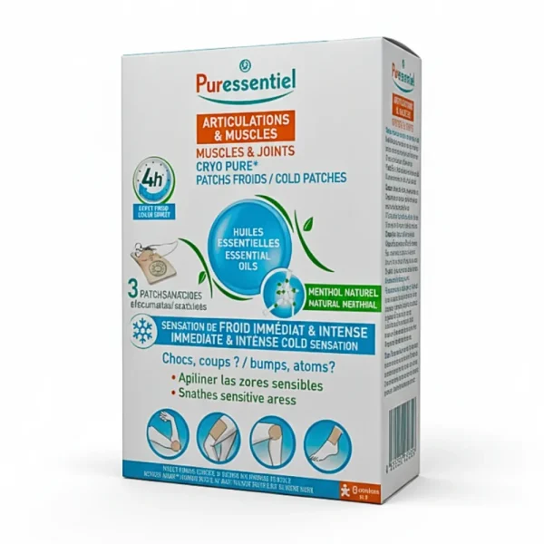 Puressentiel Articulations & Muscles Cryo Pure Patchs Froids 3un – photo 2