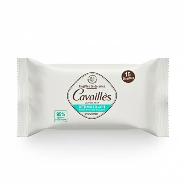 Cavaillès Lingettes Déodorantes Dermato 48h 15u