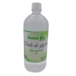 Grand flacon transparent Santé Bio Premium huile de glycérine 100 % naturelle 1 litre
