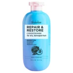 Flacon bleu Shakebar Repair & Restore après-shampoing 300 ml cheveux abîmés