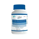 Flacon blanc et bleu Spirit acide hyaluronique collagène marin 60 gélules