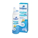 Spray et étui Stérimar Hygiène du Nez bébé avec dauphin jaune