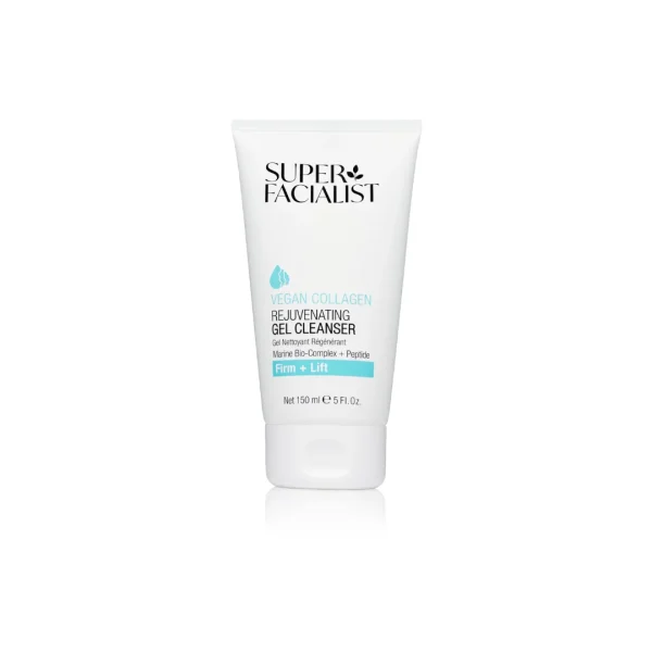 Tube blanc Super Facialist Vegan Collagen Rejuvenating Gel Cleanser 150 ml