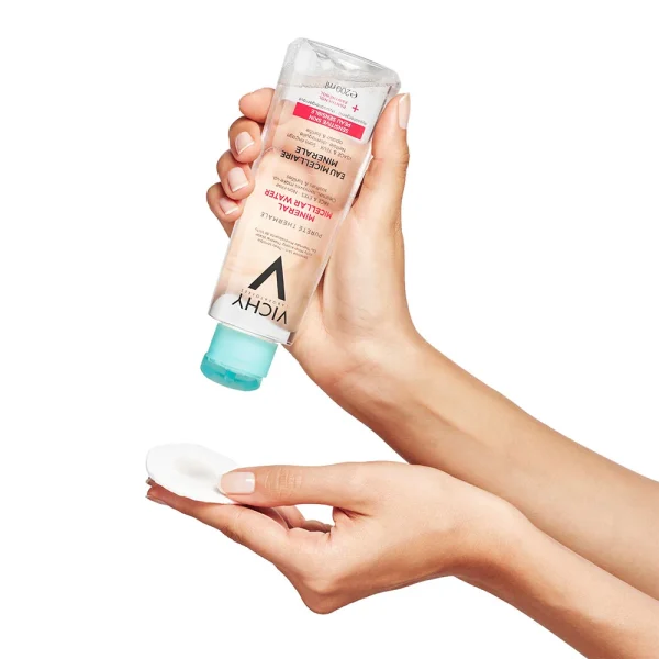 Vichy Pureté Thermale Eau Micellaire Minérale Peau Sensible 200ml – photo 2