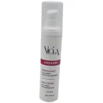 Flacon pompe blanc Viola Akoyamer crème de nuit 50 ml bandeau rouge