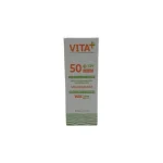 Étui gris et vert Vita+ crème matifiante SPF 50+ visage 50 ml