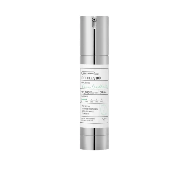 Flacon pompe argenté VT Cosmetics Reedle S100 Cica Hyalon 50 ml