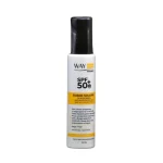 Flacon blanc Way Sun Invisible SPF50+ de Wayderma avec bouchon noir