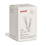Boîte blanche de 25 bandelettes-test de glucose sanguin Yuwell Y350