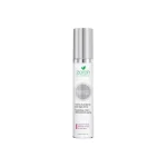 Flacon pompe blanc et argent de la crème anti-âge Zorah Révolution
