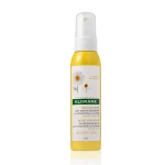 Flacon spray jaune Klorane Reflets Blonds camomille et miel