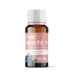 Fiole ambrée Eric Favre Pure White+ glutathion 15 ml étiquette rose myrtilles