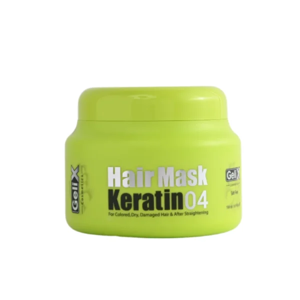 Pot vert GeliX Hair Mask Keratin 04 masque capillaire 500 ml