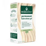 Boîte Herbatint coloration permanente Platinum Blonde 10N, visuel cheveux blonds